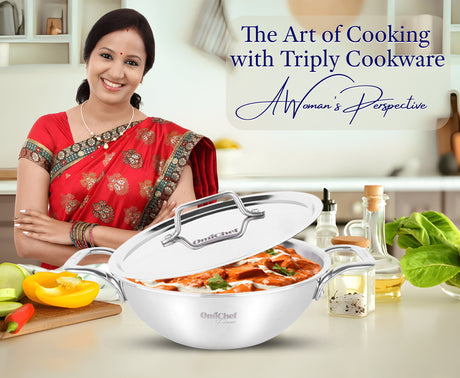 The Art of Cooking with Triply Cookware: A Woman's Perspective