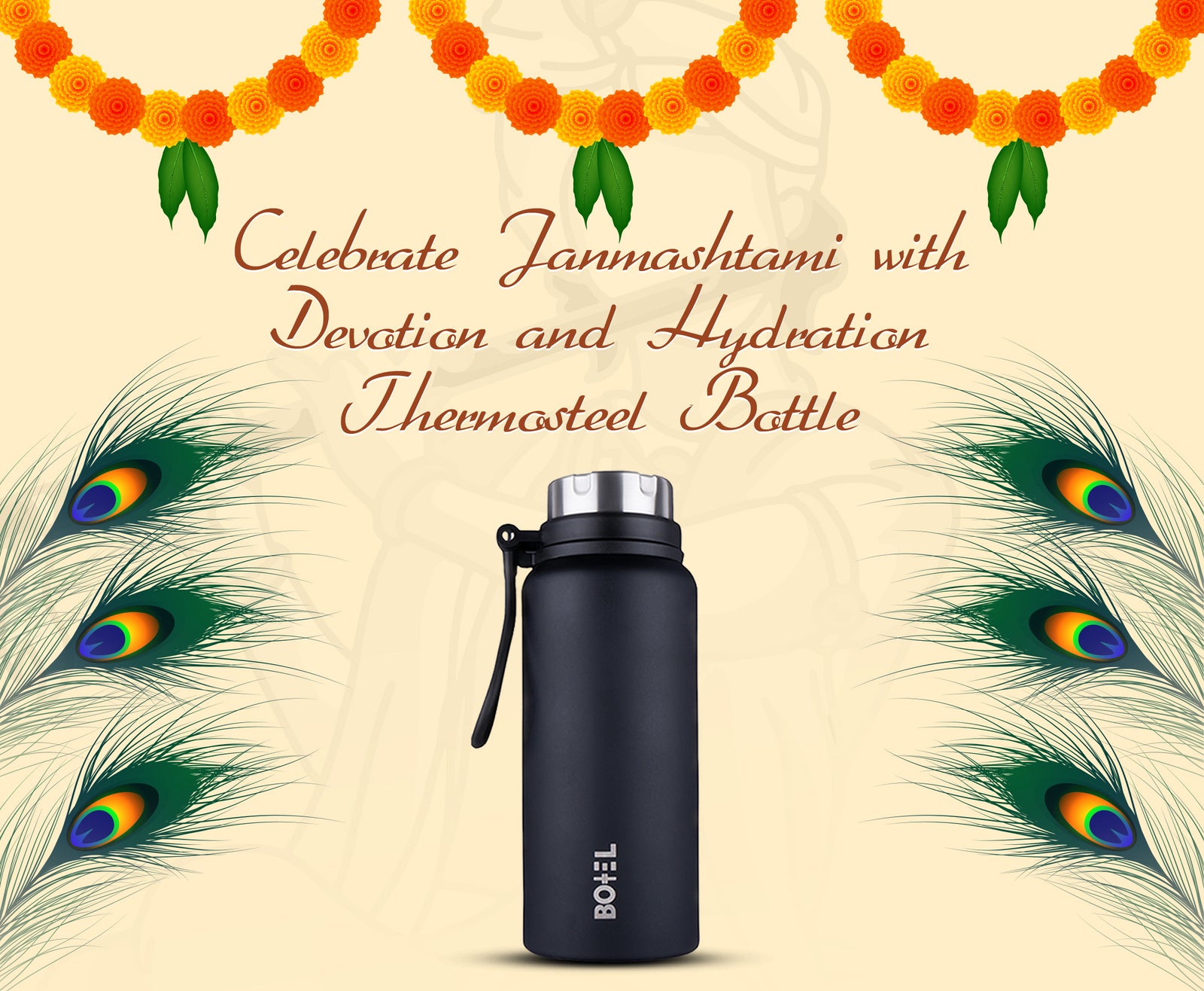 Celebrate Janmashtami with Devotion and Hydration: Thermosteel Bottle