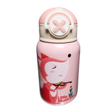 Kids Stainless Steel Water Bottle | with Straw | 500 ML