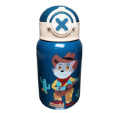 Kids Stainless Steel Water Bottle | with Straw | 500 ML