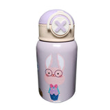 Kids Stainless Steel Water Bottle | with Straw | 500 ML