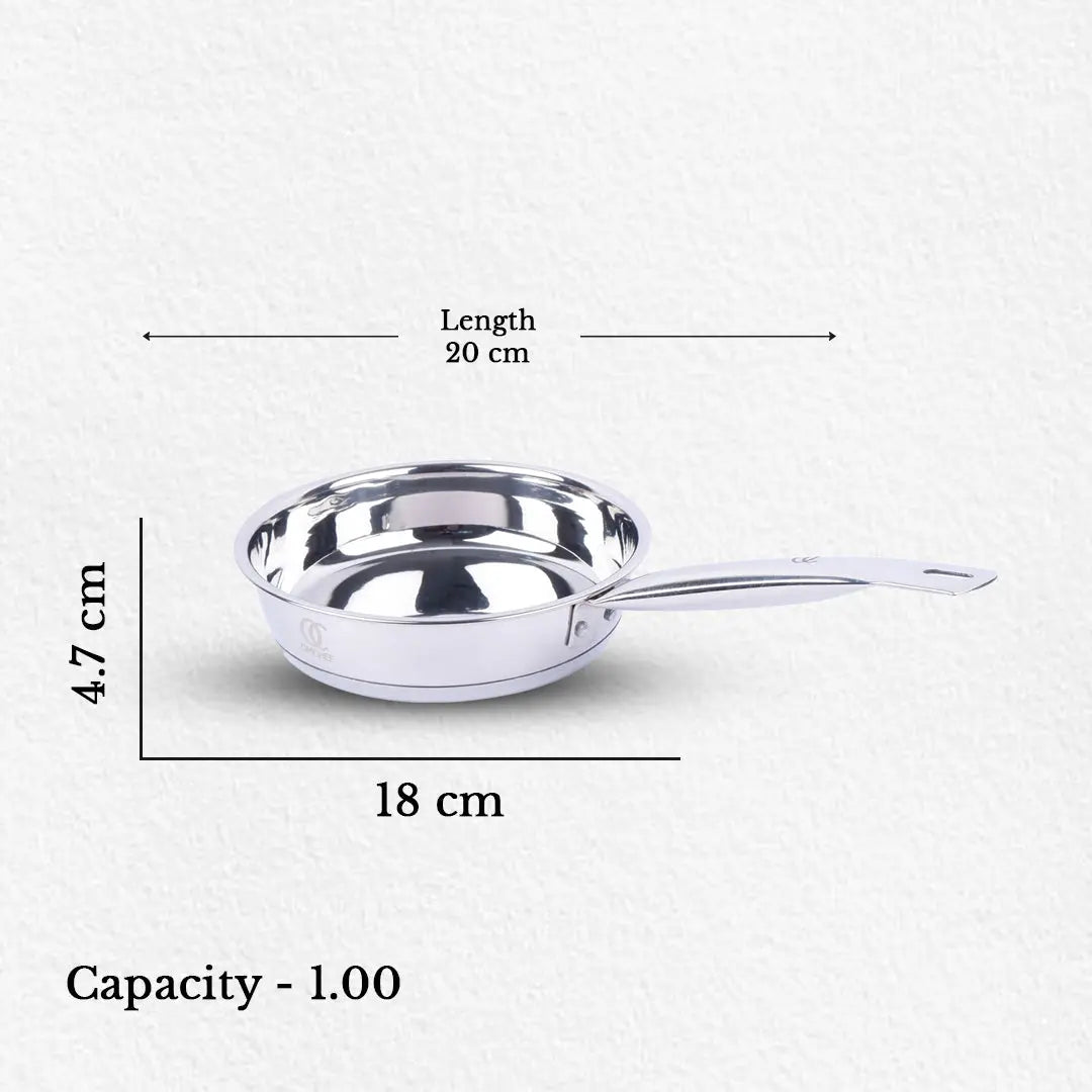 Sandwich Bottom Frypan | Induction Compatible | Diameter 18 CM (Copy) OmiChef