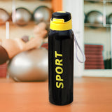 Sports Stainless Steel Water Bottle | with Straw | Matte | 500 ML