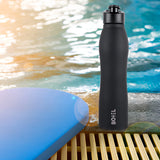 Vergo Stainless Steel Sports Water Bottle | Single Wall | 1 Litre