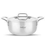 Omichef Triply Stainless Steel Casserole/Dutch Oven/Biryani Pot 20 CM