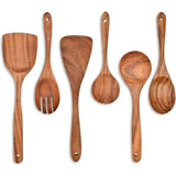 Wooden Teak Wood Wooden Salad Spoon, Table Spoon, Serving Spoon Set