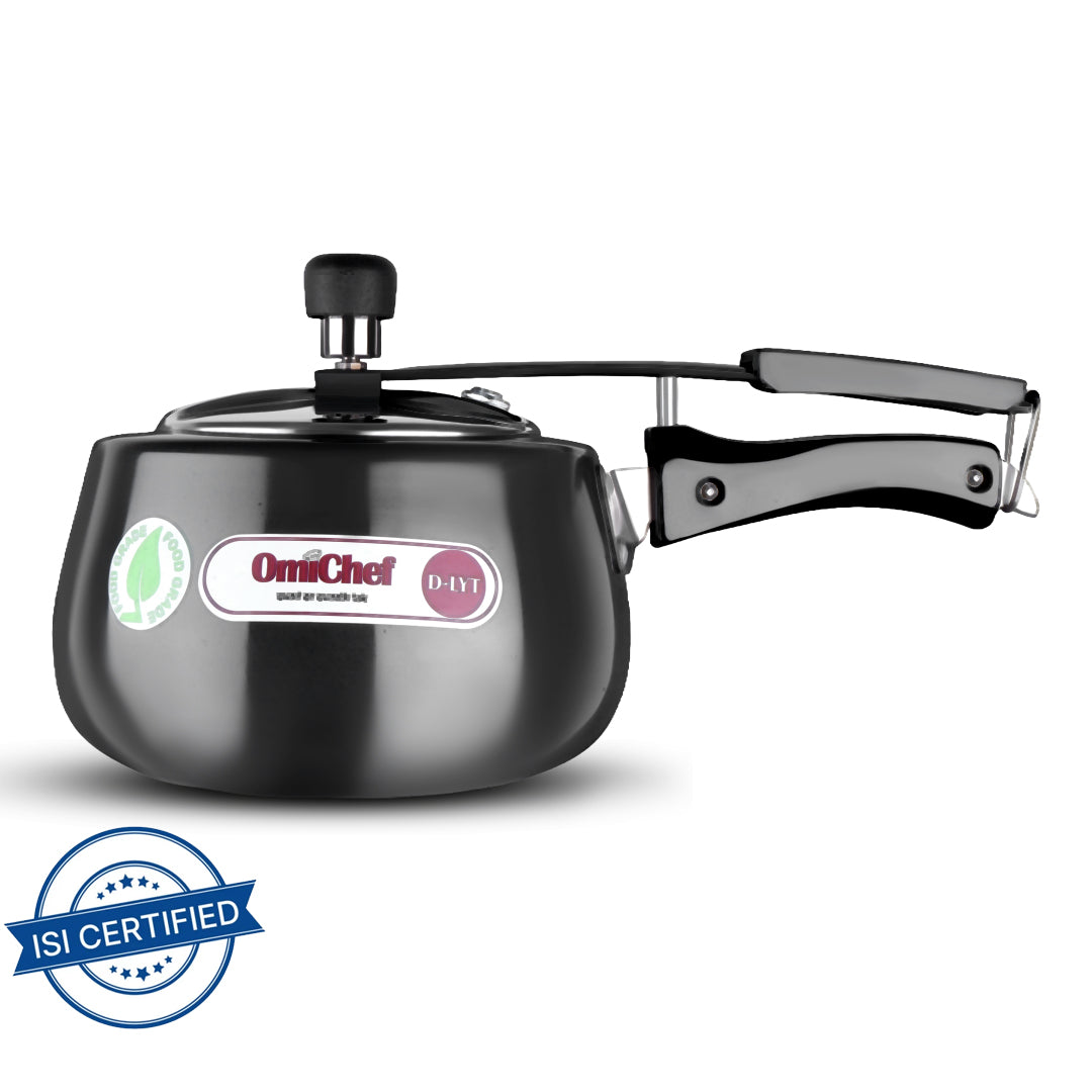 3 Litre | D-LYT | Hard Anodized | Induction Compatible | Curve | Pressure Cooker