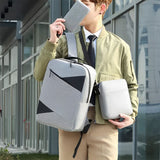 Casual Laptop Bag Office School College Business Travel, USB Slot Available Waterproof Backpack