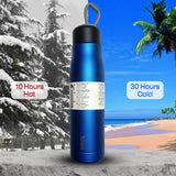 Sporty | Double Wall Steel Water Bottle | Vacuum Insulated | 10 Hours Hot & 24 Hours Cold