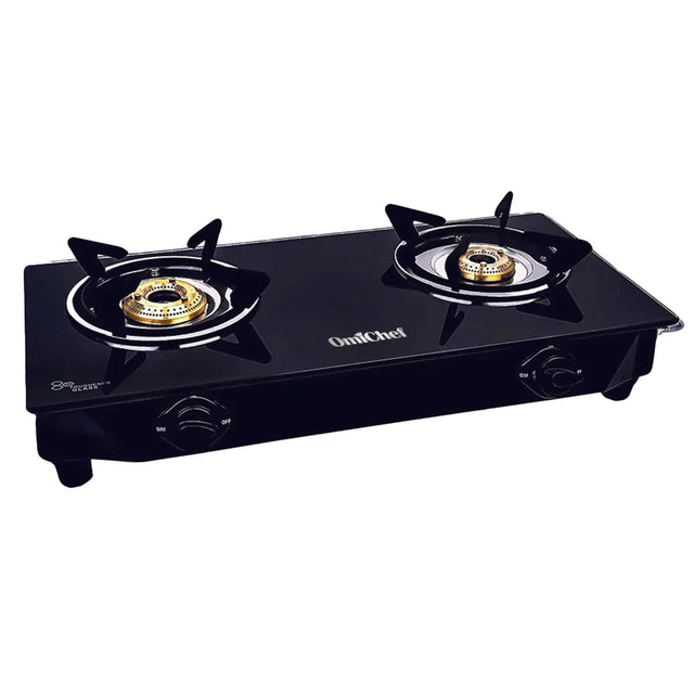 Omichef Toughened Glass Stove 2 Burner MS Body