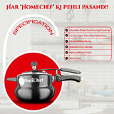 3 Litre | Hard Anodized | Induction Compatible | Matki | Pressure Cooker