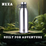 Nexa Stainless Steel Water Bottle | Vacuum Insulated | Hot & Cold For 24 Hours | Capacity 900 ML OmiChef