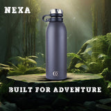 Nexa Stainless Steel Water Bottle | Vacuum Insulated | Hot & Cold For 24 Hours | Capacity 900 ML