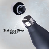 Thermosteel Water Bottle, 24 Hours Hot or Cold 1 Liter Flask Steel | Double Wall Water Bottle