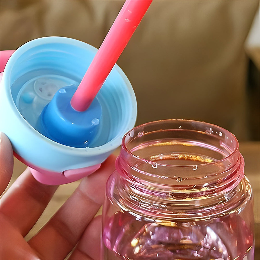 Kids Sipper Water Bottle | Flip-Open Lid | Perfect for School & Travel | Capacity - 380 ML