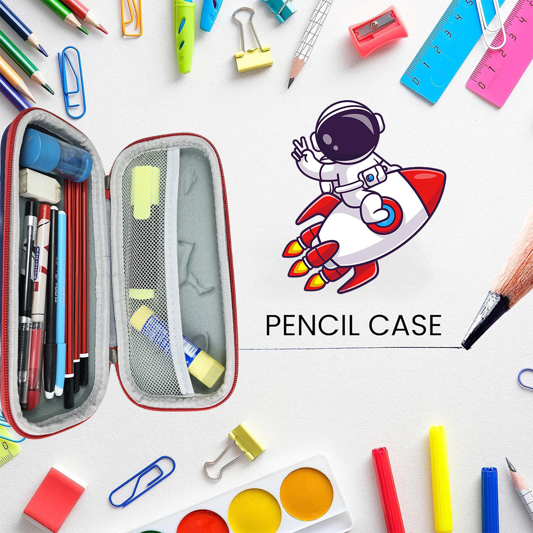 Space Adventure Astronaut Pencil Pouch for Kids