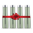 Hi-Rise Stainless Steel Water Bottle | Single Wall | 1 Litre | Pack Of 4 BOTTEL