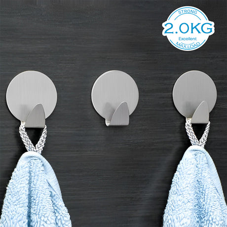 Super Strong Self Adhesive Sticky Hanger Holder For Kitchen Bathroom Bedroom Pack Of 12 Pcs