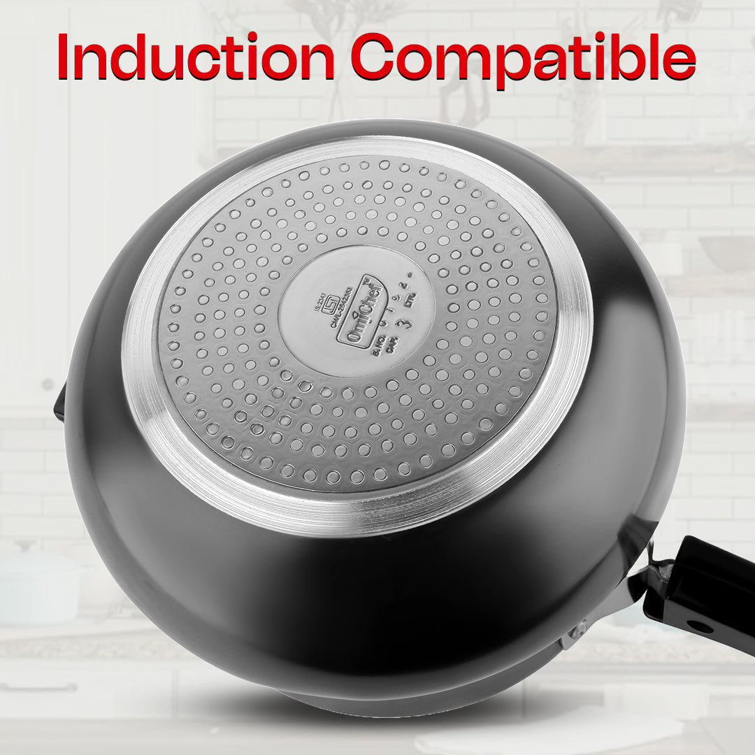 3 Litre | Hard Anodized | Induction Compatible | Matki | Pressure Cooker