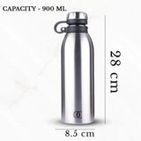 Nexa Stainless Steel Water Bottle | Vacuum Insulated | Hot & Cold For 24 Hours | Capacity 900 ML OmiChef