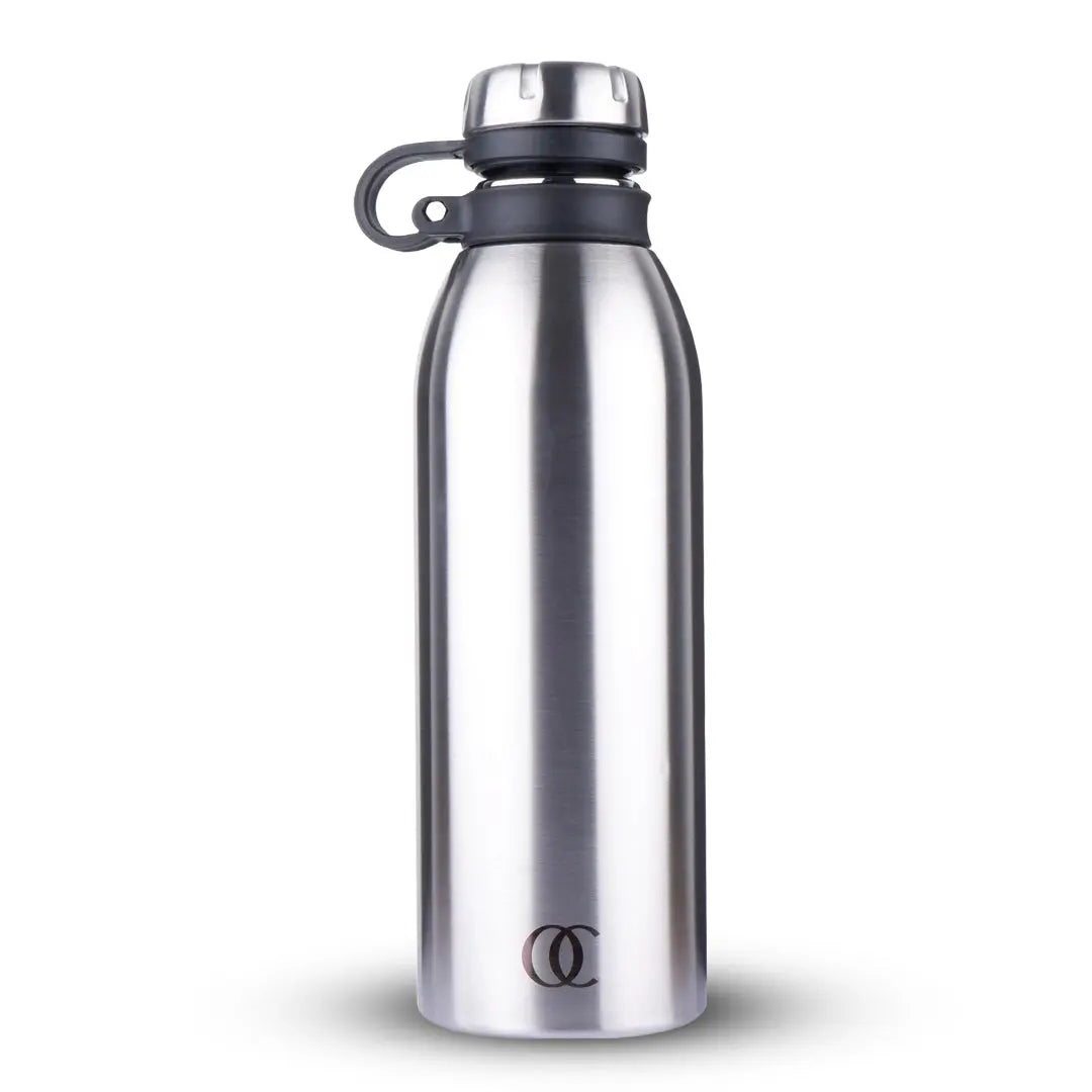 Nexa Stainless Steel Water Bottle | Vacuum Insulated | Hot & Cold For 24 Hours | Capacity 900 ML OmiChef