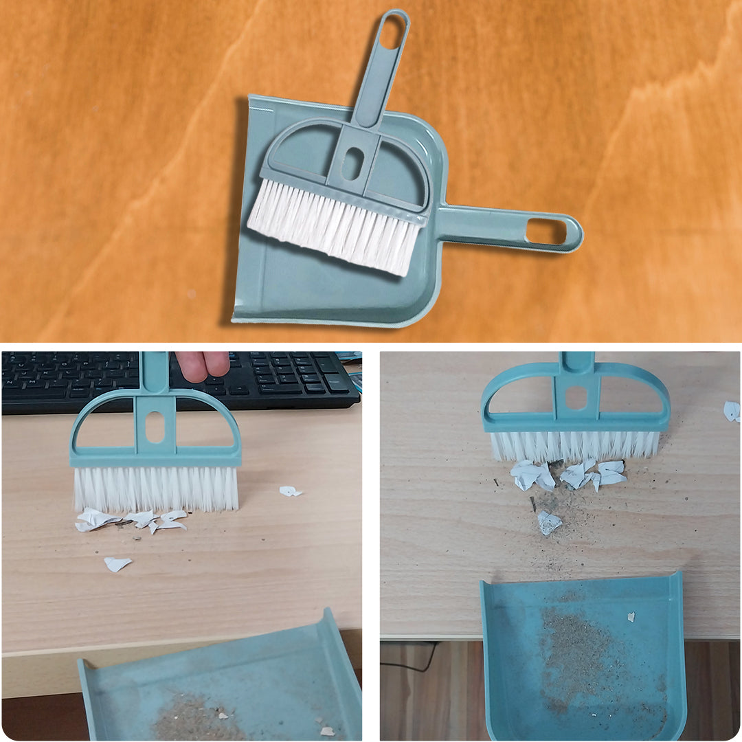 Mini Dustpan Broom Brush Dust Pan Set For Home & Office