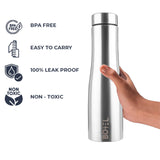 Hi-Rise Stainless Steel Water Bottle | Single Wall | 1 Litre | Pack Of 4