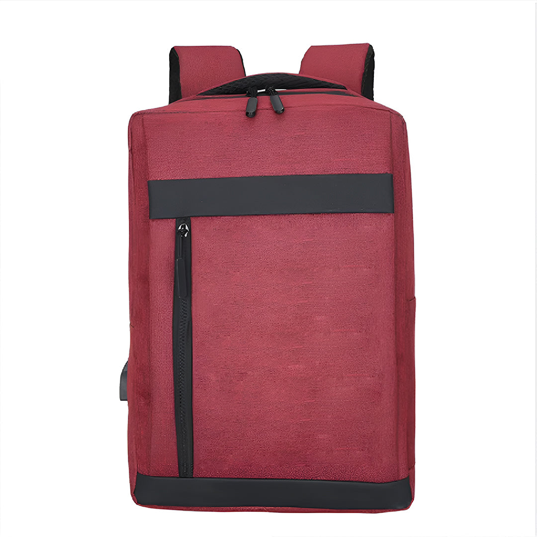 Casual Laptop Bag Office School College Business Travel, USB Slot Available Waterproof Backpack