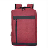 Casual Laptop Bag Office School College Business Travel, USB Slot Available Waterproof Backpack