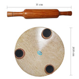 Premium Wooden Rolling Pin and Dough Board Set