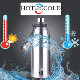 Nexa Stainless Steel Water Bottle | Vacuum Insulated | Hot & Cold For 24 Hours | Capacity 900 ML OmiChef