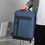 Casual Laptop Bag Office School College Business Travel, USB Slot Available Waterproof Backpack