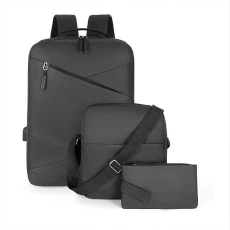 Casual Laptop Bag Office School College Business Travel, USB Slot Available Waterproof Backpack