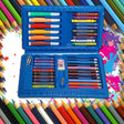 Art Set For Kids Colors Box Pencil, Crayons, Oil Pastels, Sketch Set Of 42 Pcs OmiChef