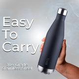 Thermosteel Water Bottle, 24 Hours Hot or Cold 1 Liter Flask Steel | Double Wall Water Bottle