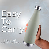 Thermosteel Water Bottle, 24 Hours Hot or Cold 1 Liter Flask Steel | Double Wall Water Bottle