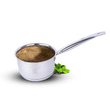 Stainless Steel Sandwitched bottom sauce pan | Sauce Pan 13 cm diameter | Capacity 850 ml OmiChef