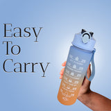 Klova Motivational Water Bottle | Motivational Time Marker | Best For Office, Schools, Gym, Sports