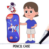 Space Adventure Astronaut Pencil Pouch for Kids