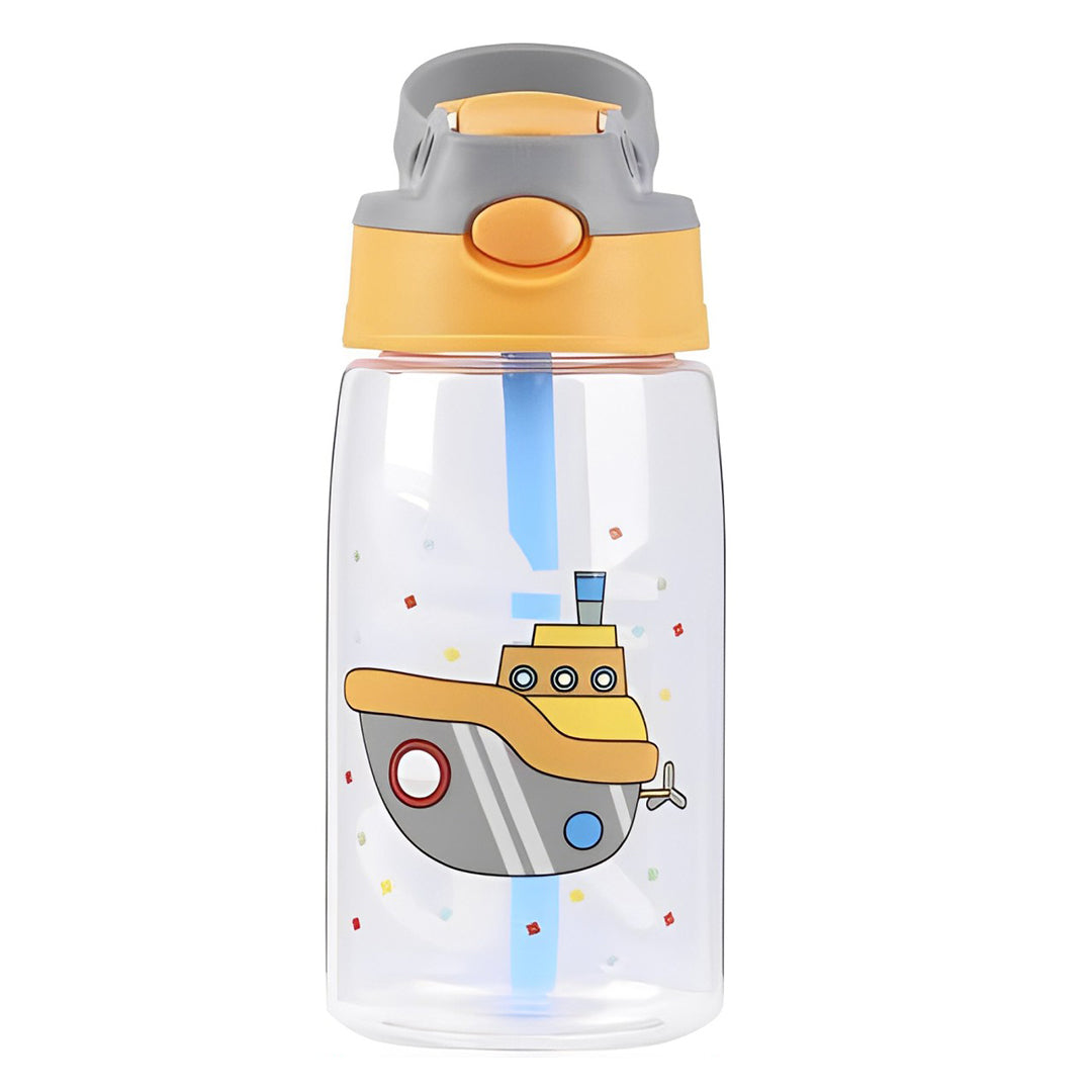 Kids Sipper Water Bottle | Flip-Open Lid | Perfect for School & Travel | Capacity - 380 ML