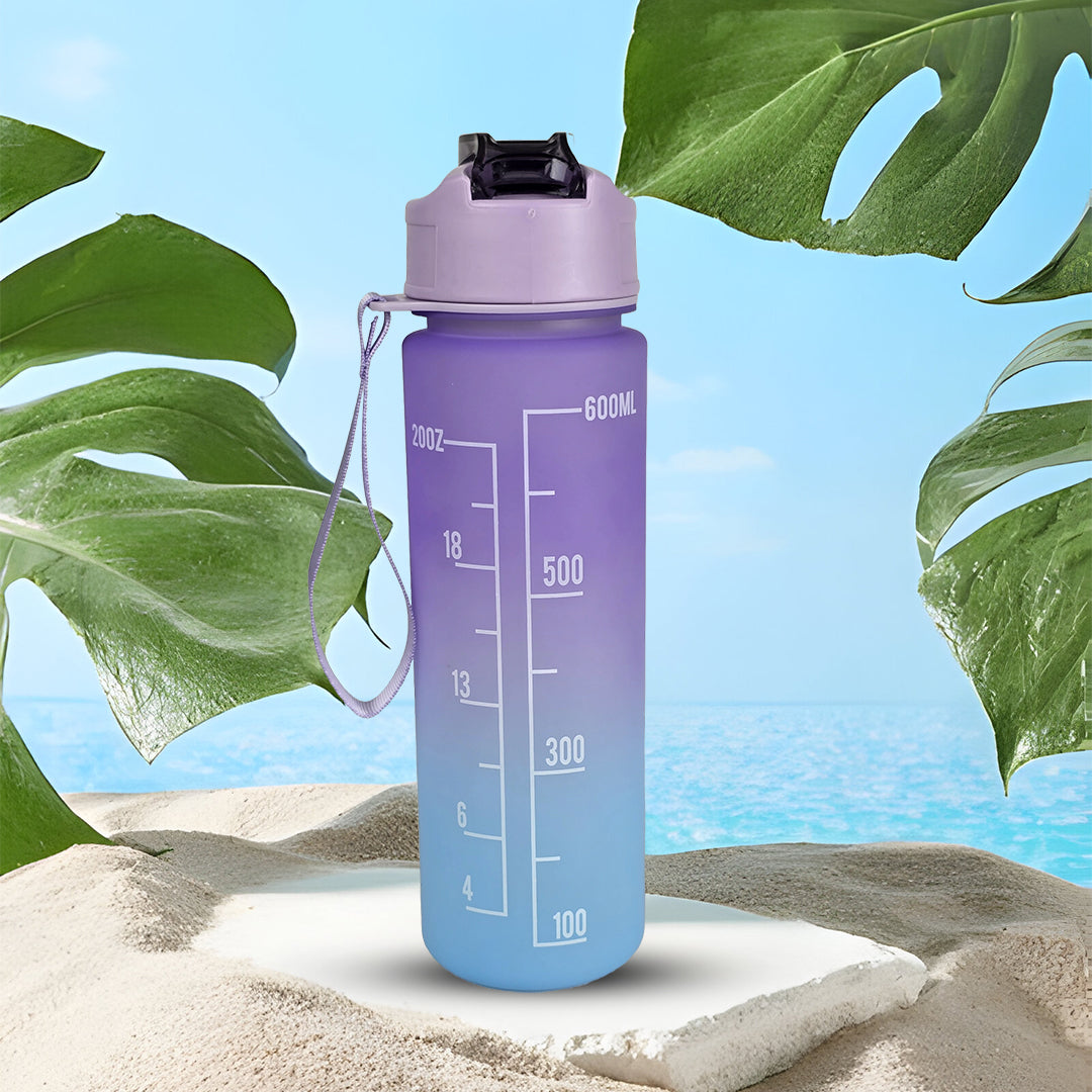 Klova Motivational Water Bottle | Motivational Time Marker | Best For Office, Schools, Gym, Sports