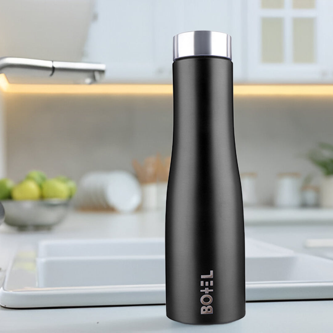 Hi-Rise Stainless Steel Water Bottle | Single Wall | 1 Litre