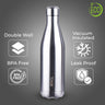 Thermo Sleek Double Wall Stainless Steel Water Bottle - 750 ml | Keeps Drinks Hot or Cold for 24 Hours