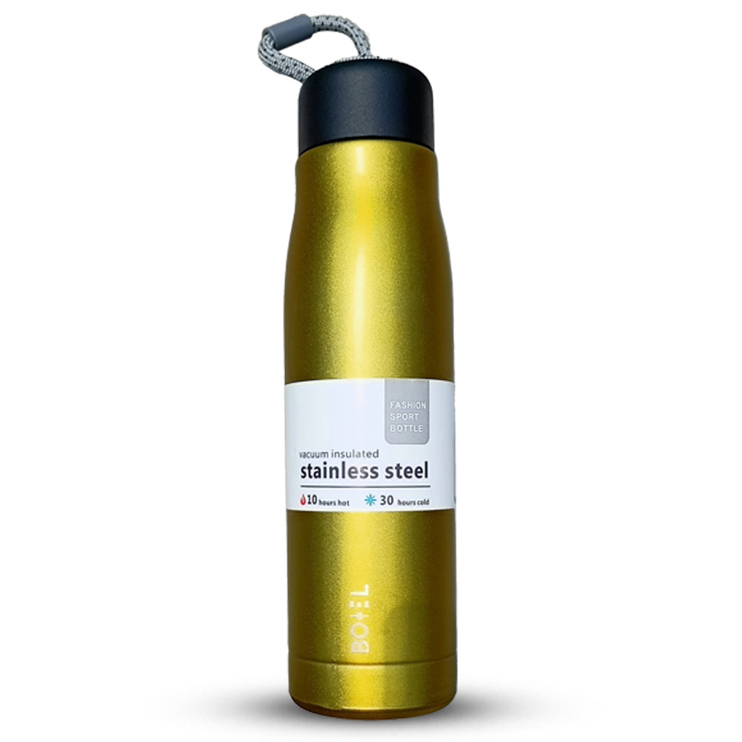 Sporty | Double Wall Steel Water Bottle | Vacuum Insulated | 10 Hours Hot & 24 Hours Cold