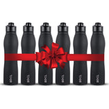 Vergo Stainless Steel Sports Water Bottle | Single Wall | 1 Litre