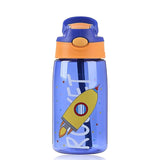 Kids Sipper Water Bottle | Flip-Open Lid | Perfect for School & Travel | Capacity - 380 ML