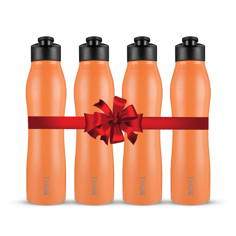 Vergo Stainless Steel Sports Water Bottle | Single Wall | 1 Litre