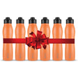 Vergo Stainless Steel Sports Water Bottle | Single Wall | 1 Litre | Pack Of 6 BOTTEL