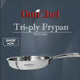 Omichef Triply Stainless Steel Frypan 20 CM 1 Litre