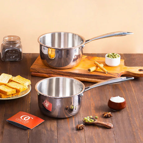 TRIMAX Triply Saucepan- Premium Quality OmiChef